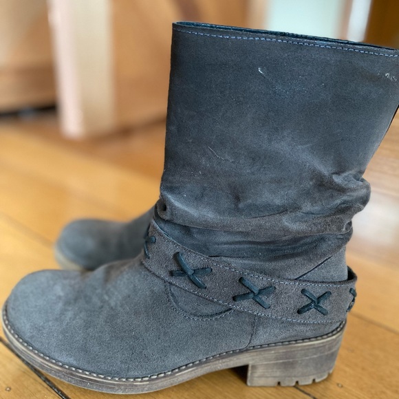 Coolway Angus Women's Pull-On Boots Suede Western Modern Winter US 7 Euro 38 - Picture 2 of 9